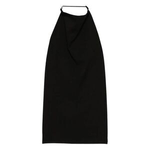 FEDERICO CINA Women's Asymmetrical Draped Top Women BLACK T-Shirts & Tops